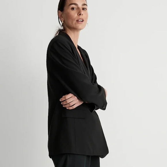 Madewell The Relaxed Blazer in Soft-drape Size Small - Picture 3 of 8